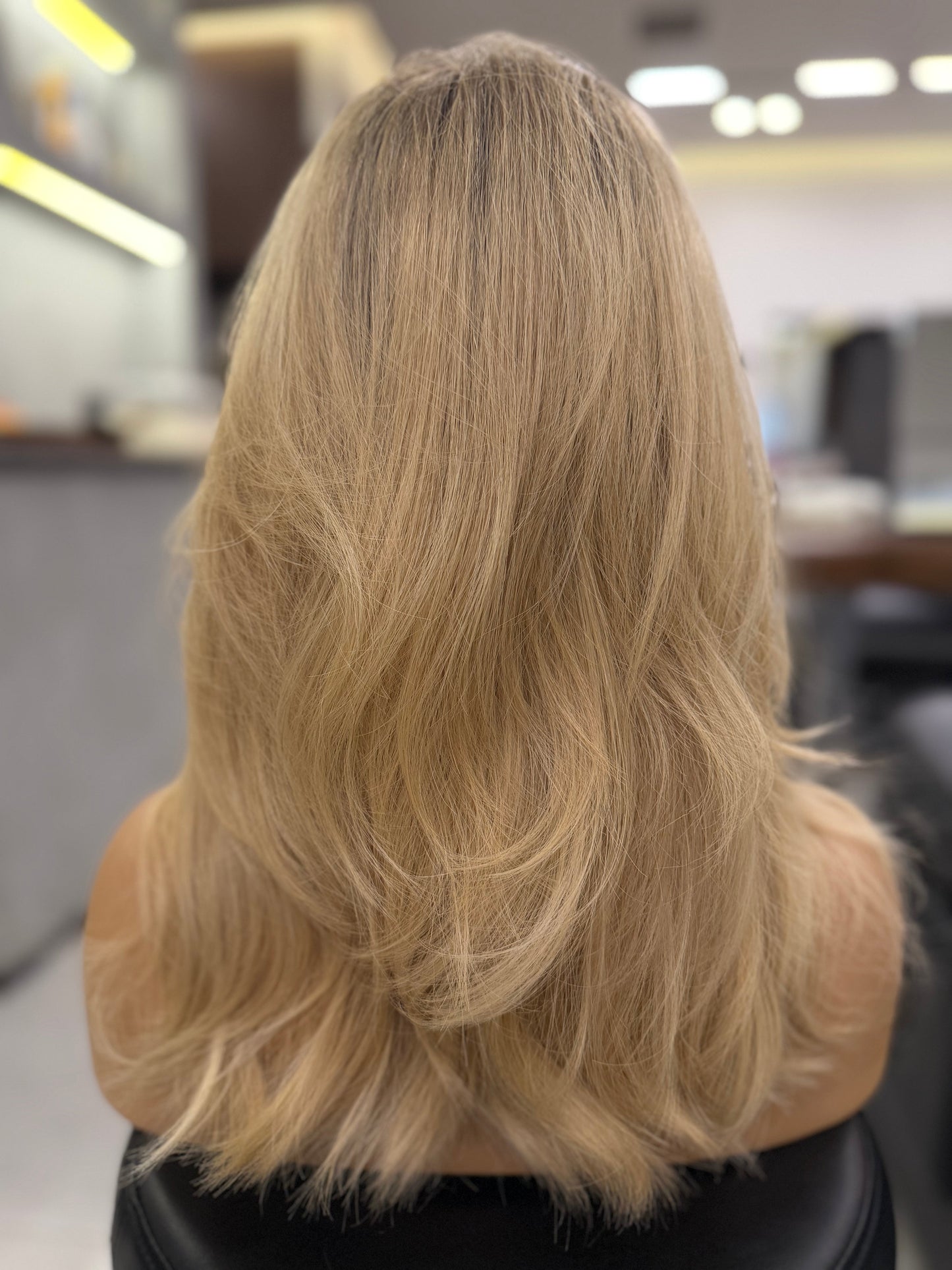ANASTASIA | Rooted Balayage Layers | 13×6 Swiss Lace — Fine-Denier Mongolian