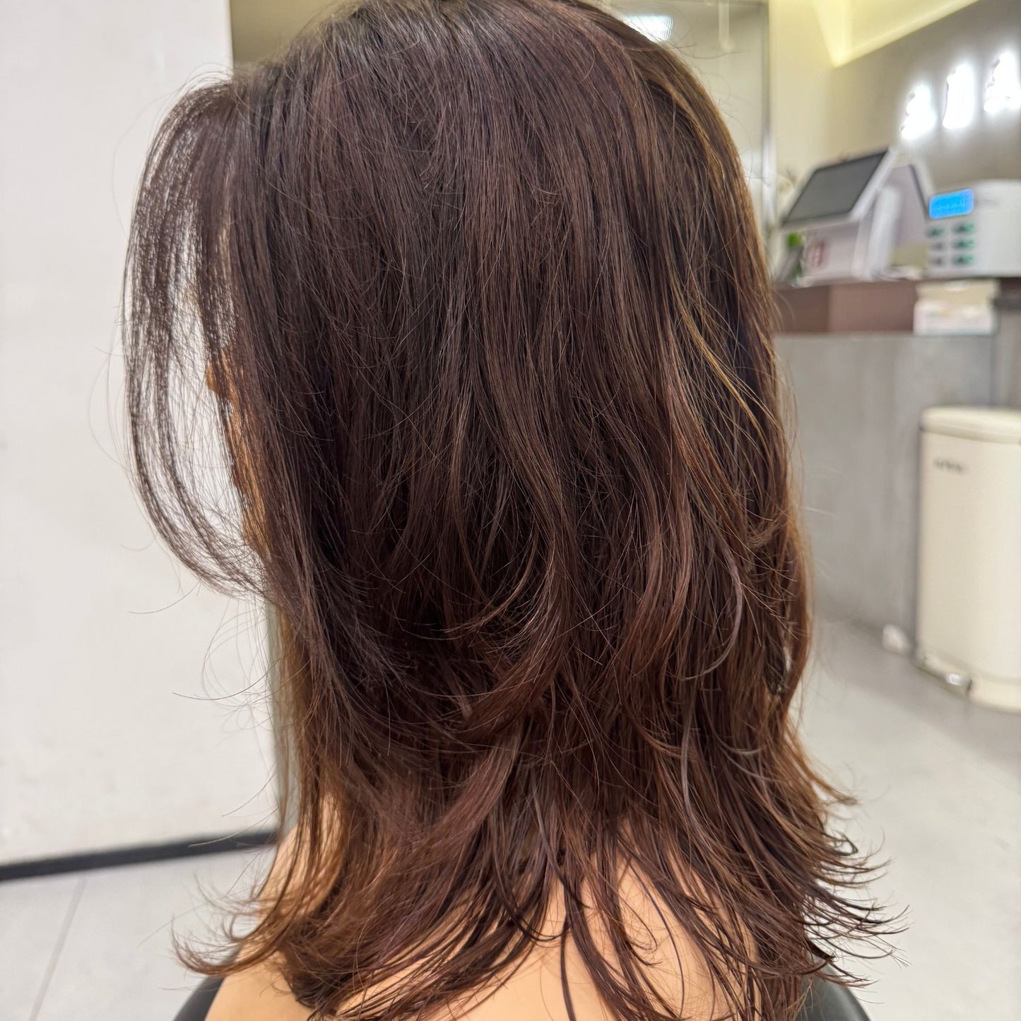 MEL - 16” Mocha Mousse Brown with Natural Highlights