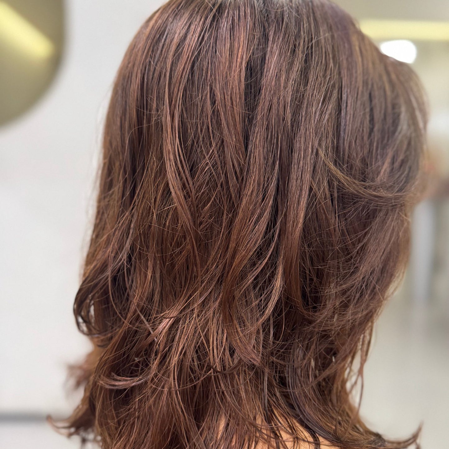 MEL - 16” Mocha Mousse Brown with Natural Highlights