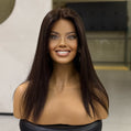 FARIDA | 20" Darkest Brown Raw European Hair Wig