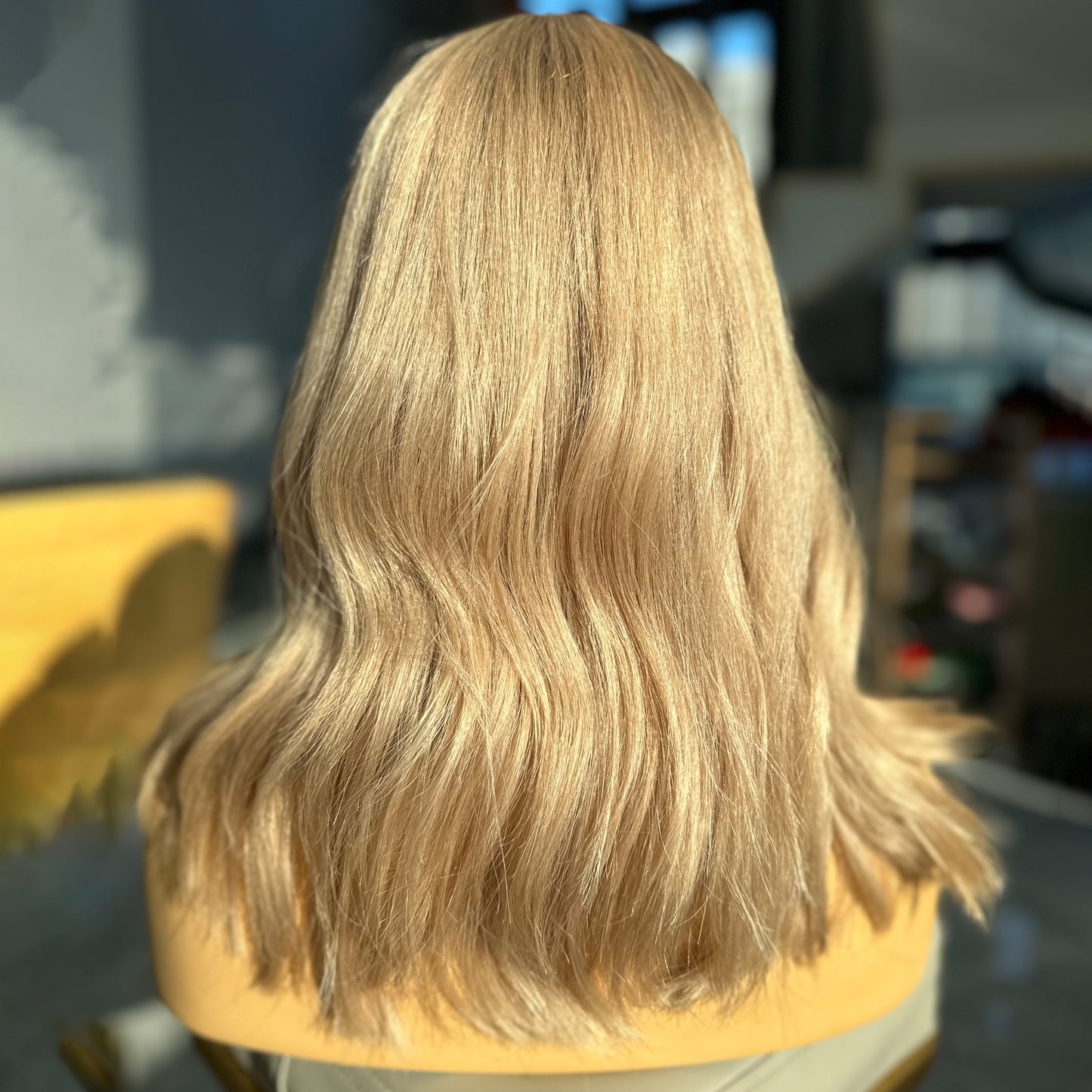 MAGGIE | Creamy Blonde Balayage with Roots (S/M) 18''