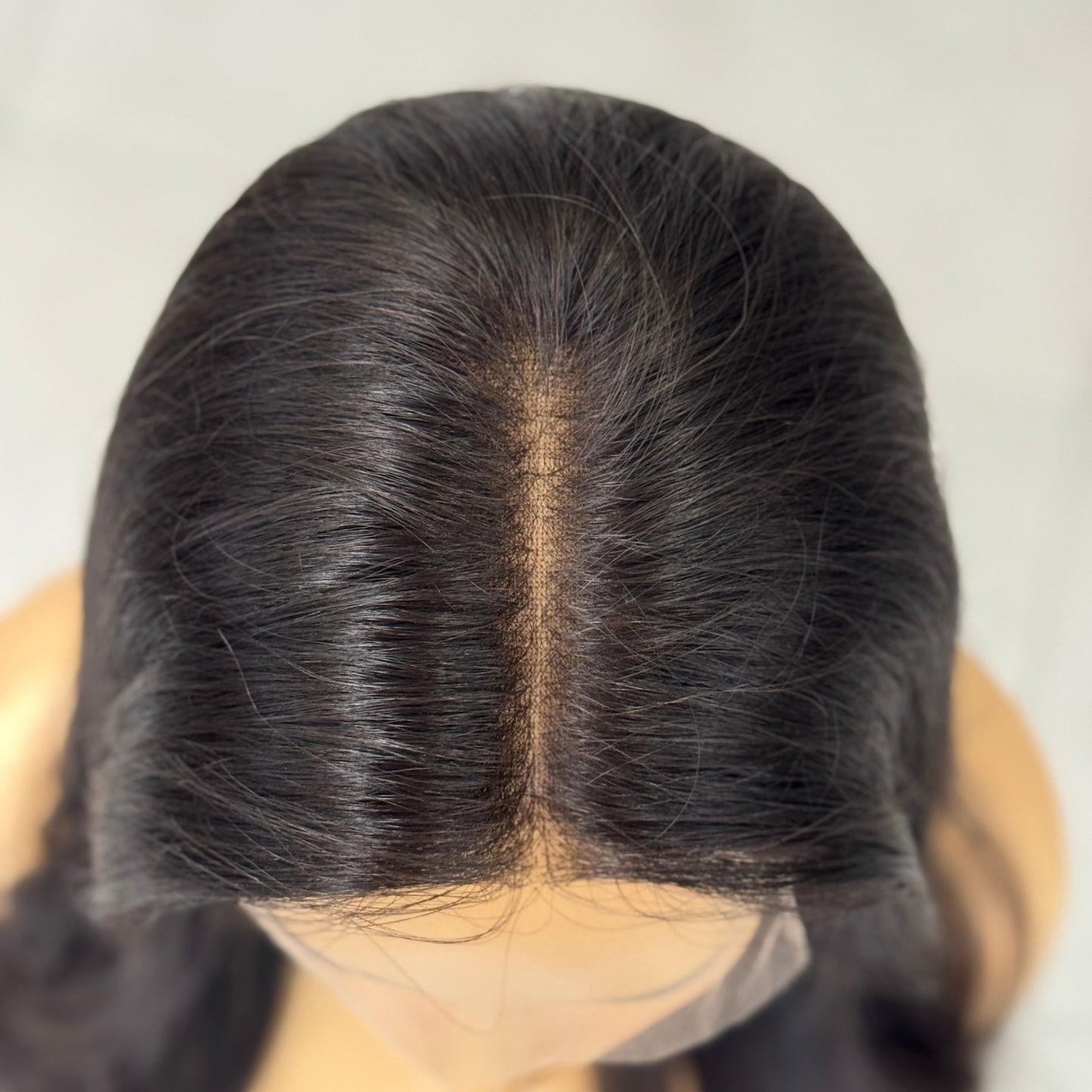 MELANIE | 26" Deep Brunette Raw Mongolian Hair Lace Wig