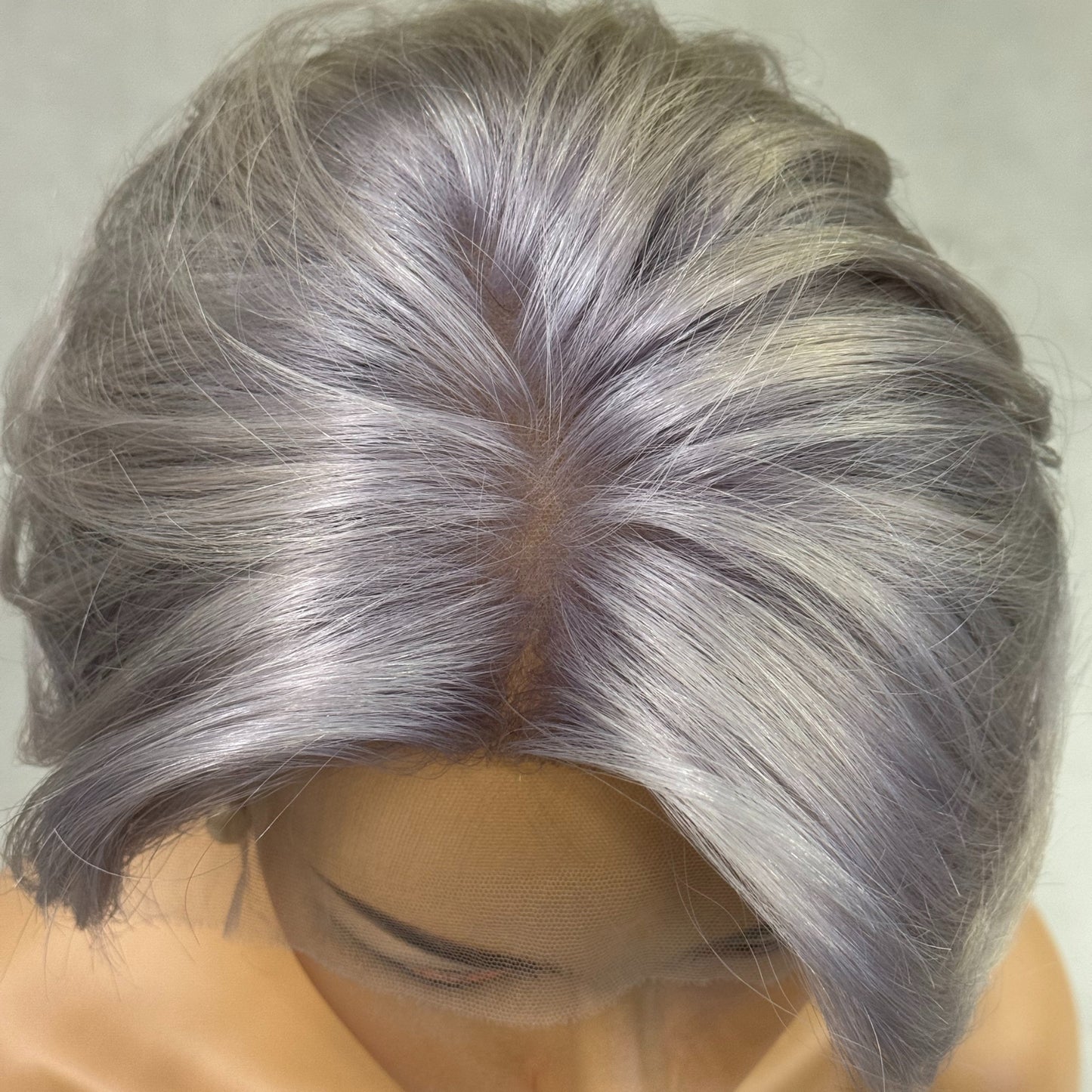 MERYL | Cool-Toned Pearl Silver Pixie with Razored Layers