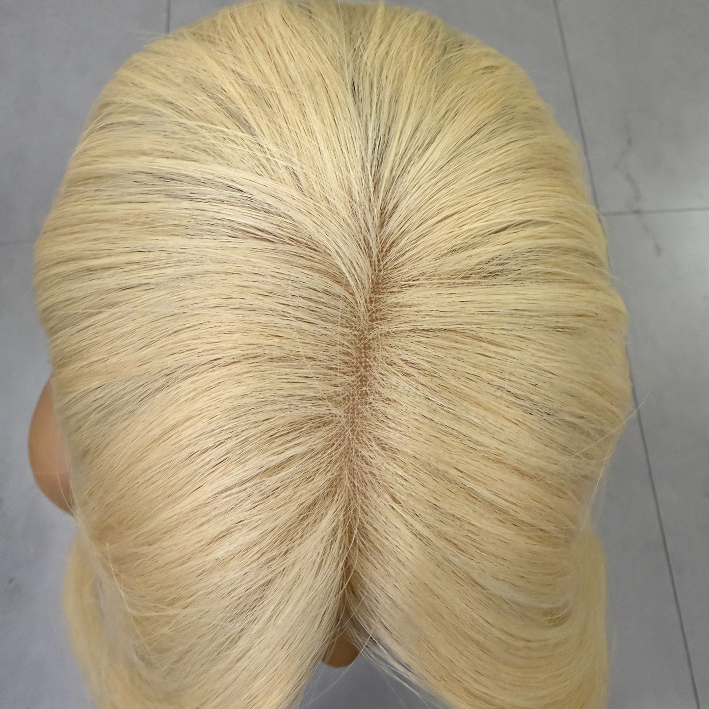Nicole | 22" Level 9 Neutral Light Blonde | Diamond Lace Top Wig