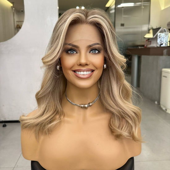 TAYLOR | Balayage rubio cremoso ombré de 40 cm TAYLOR | Balayage rubio cremoso ombré de 40 cm