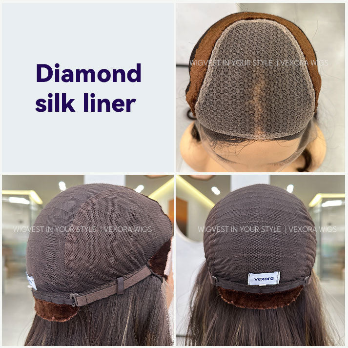 SATURN | Icy Blonde Root Melt 14" Lace Top Wig | 100% Human Hair