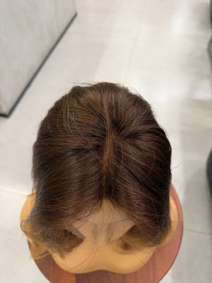 CLAIRE | Warm Honey Balayage Layered Lace Top Wig