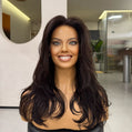 MILANA — Long Layered Curly Wig | 22” Natural to Soft Brown Ombre