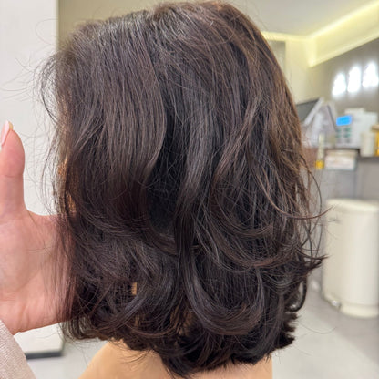 HARPER – 14" C-Shaped Curl | Natural Dark Brown | 140% Density
