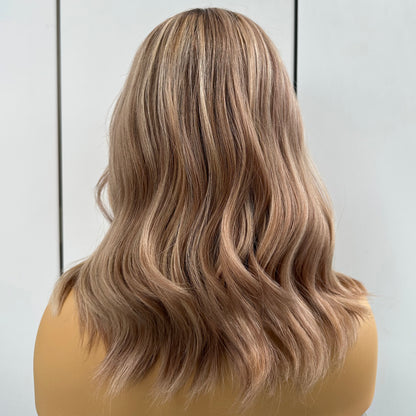 CAROL- Warm Blonde Hair With Highlights (S/M) 16''
