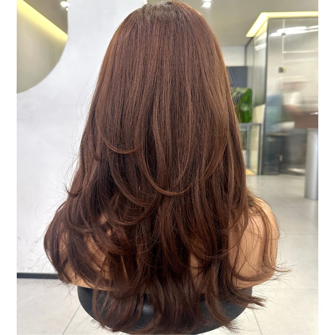 ELEONORA - Caramel Bronze Lace Top Wig