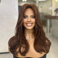 ELEONORA - Caramel Bronze Lace Top Wig