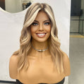 GISELLE-Cabello rubio californiano con luces baby