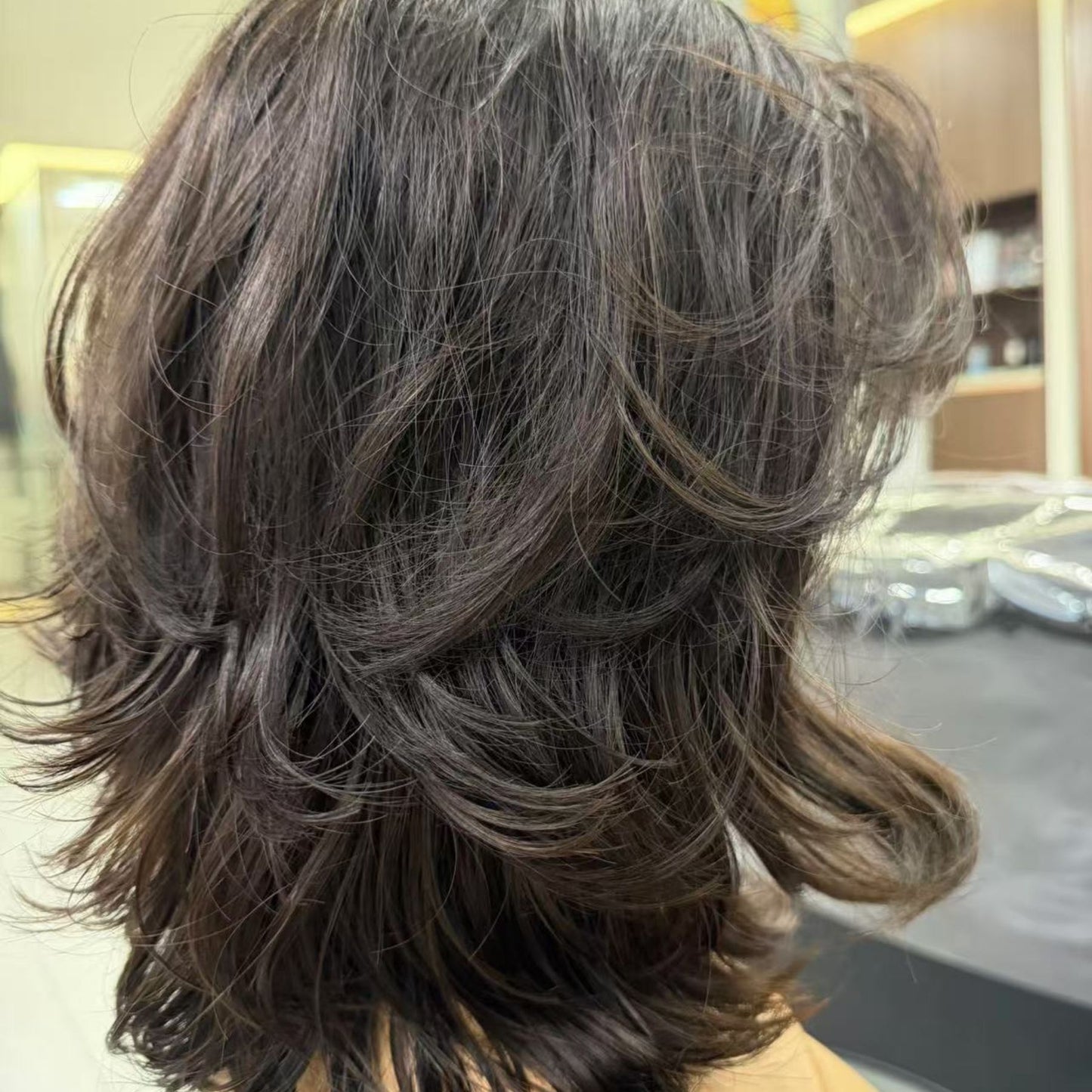 HARPER | 14" C-Shaped Curl | Natural Dark Brown | 140% Density