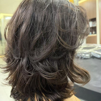 HARPER | 14" C-Shaped Curl | Natural Dark Brown | 140% Density