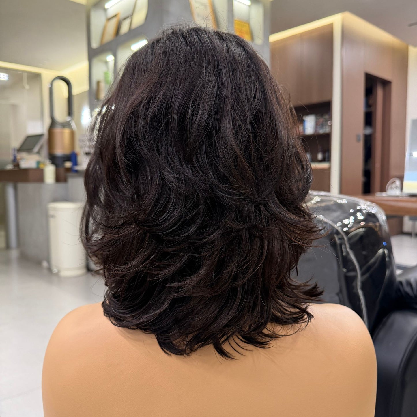 HARPER | 14" C-Shaped Curl | Natural Dark Brown | 140% Density