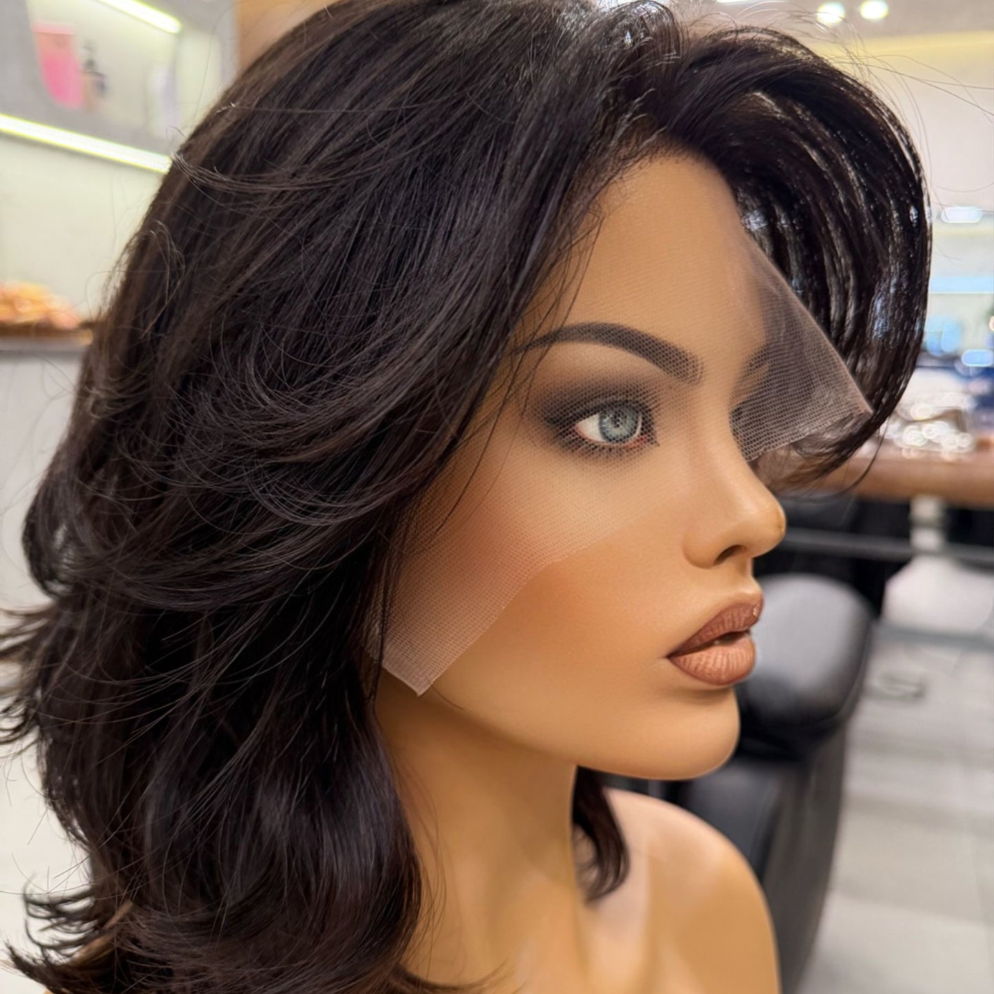 HARPER | 14" C-Shaped Curl | Natural Dark Brown | 140% Density