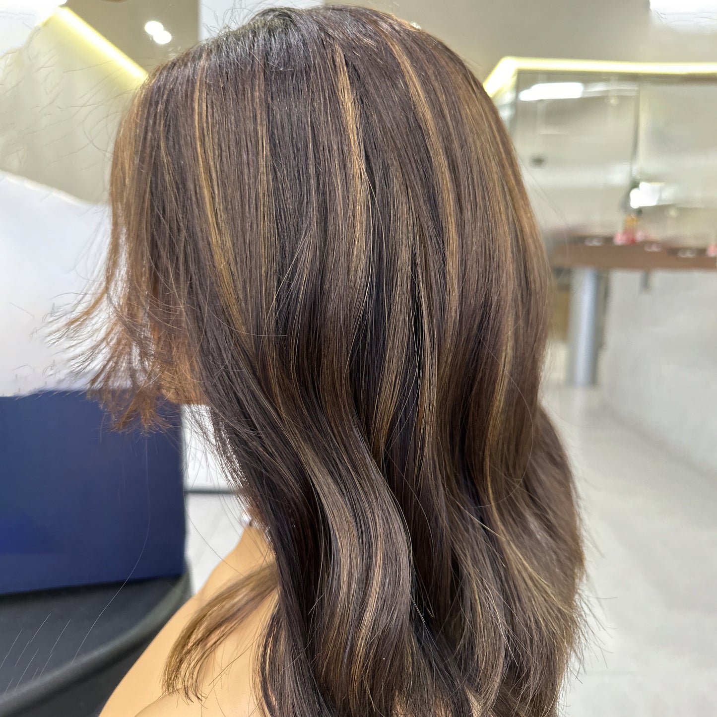 LACIE-Balayage Dark Brown Highlights (S/M) 16 дюймов