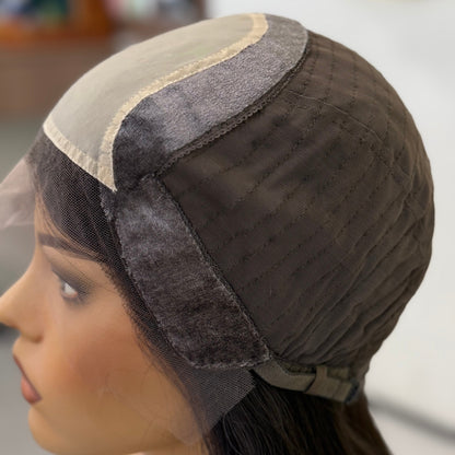 MARTA |  Natural Black Lace Top Wig