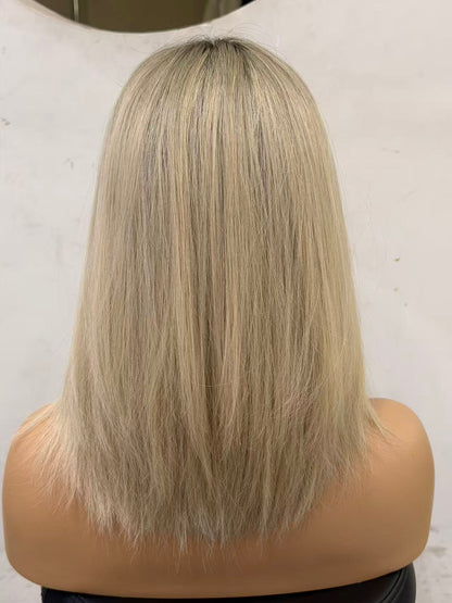 SLOANE | Ash Blonde Balayage Lace Top Wig