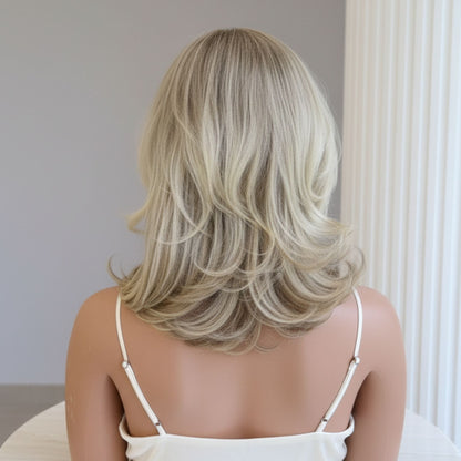 MILA | Sandy Bronde Balayage Layers | 13×6 HD Swiss Lace — Fine-Denier Mongolian