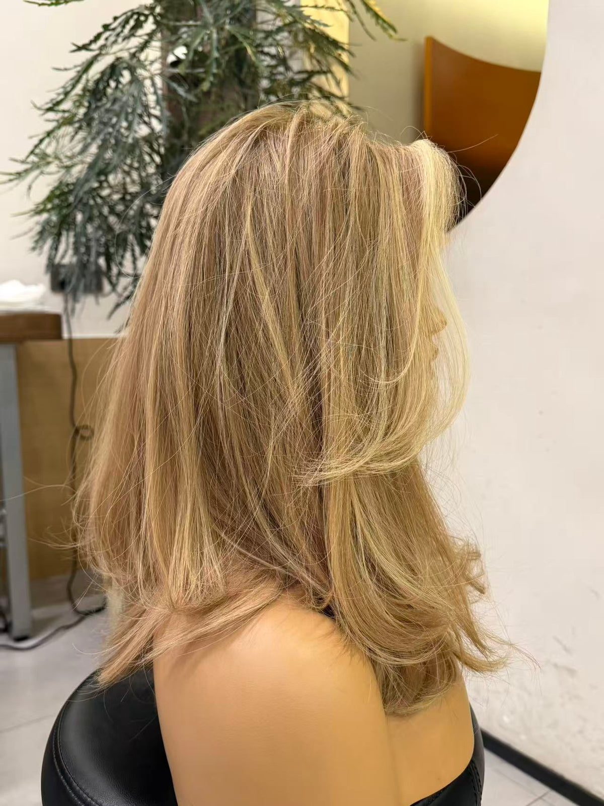 LAYLA | Sandy Blonde Balayage | Lace Top Wig