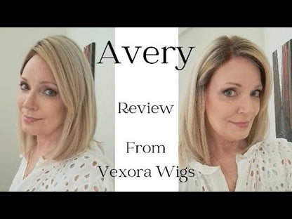 AVERY-Cool Blonde Balayage with Brown Root